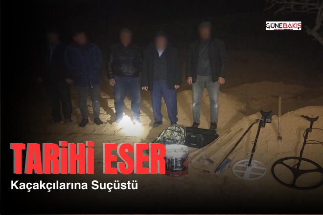 Gaziantep’te kaçak kazıya suçüstü: 6 gözaltı